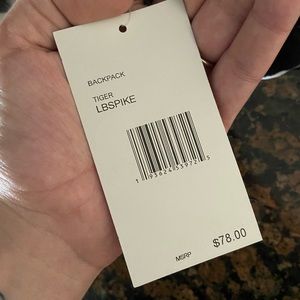 Betsey Johnson Tiger Backpack NWT